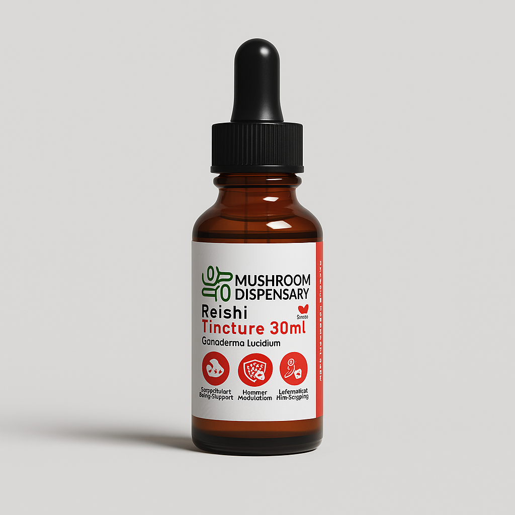 Reishi Tincture 30ml – Calm, Sleep & Immune Balance | Mushroom Dispensary