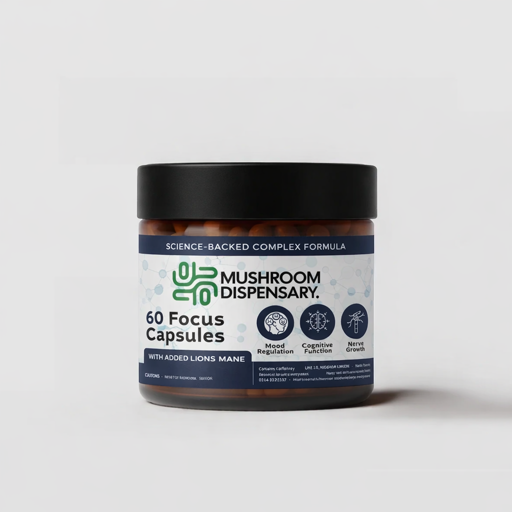 60 Focus Capsules - Science-Backed Cognitive & Mood Support