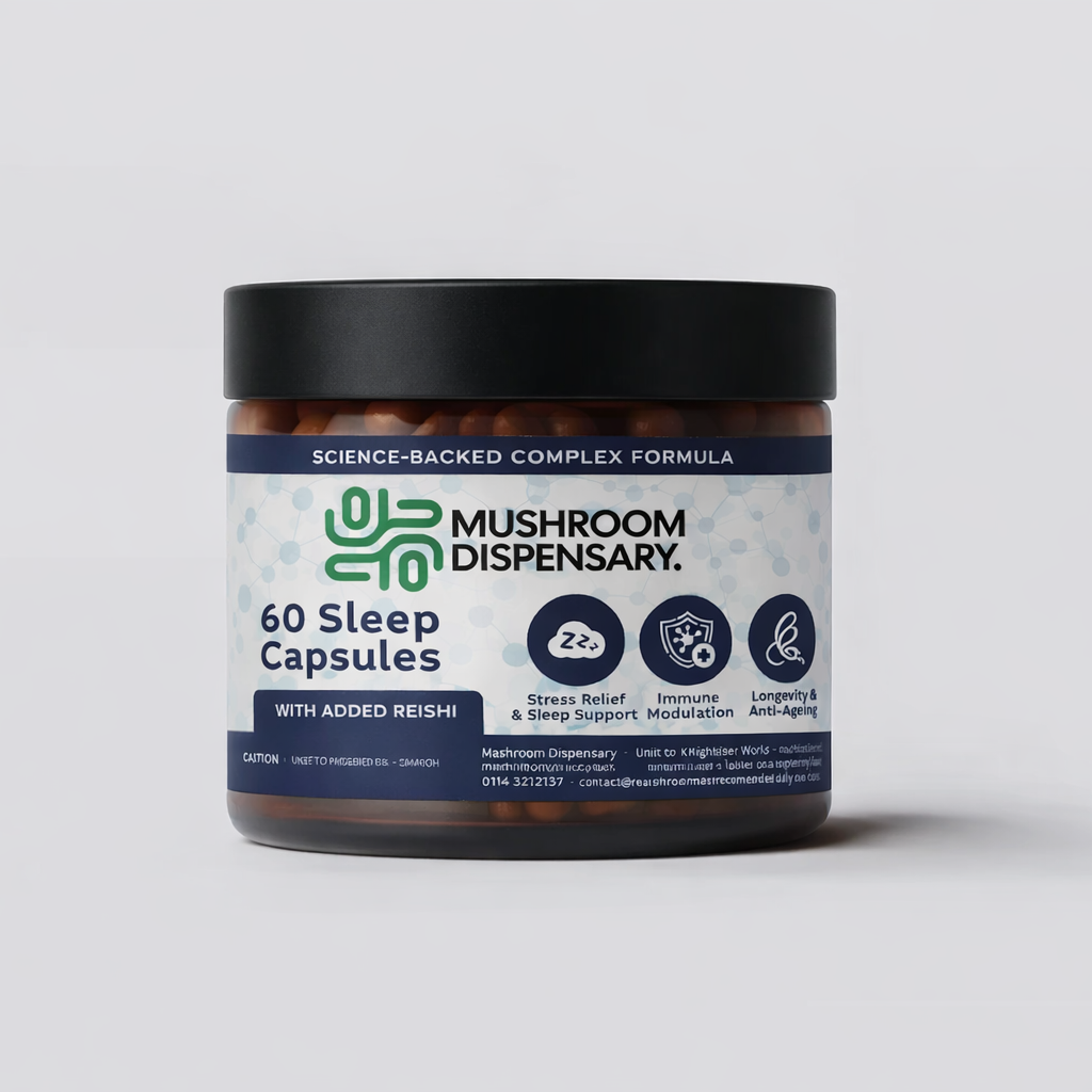 60 Sleep Capsules - Science-Backed Complex Formula with Added Reishi